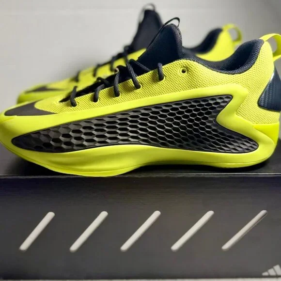 Adidas ANTHONY EDWARDS 1 Low Preloved Lime [JS1778]  *NEW* Sz: 12 - Picture 4 of 11